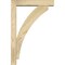 Ekena Millwork Thorton Block Rough Sawn Bracket w/ Offset Brace, Douglas Fir, 4"W x 16"D x 24"H BKT0402X16X24THR05RDF - alternate 4